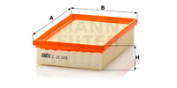 Ilmansuodatin MANN-FILTER C 25 009