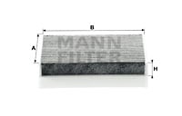 Raitisilmasuodatin MANN-FILTER CUK 1611