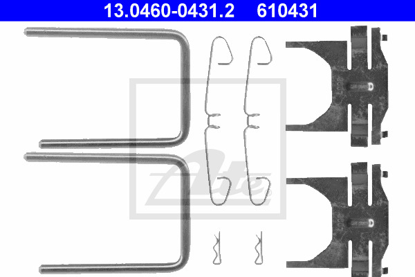 Tarvikesarja, jarrupala ATE 13.0460-0431.2