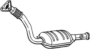 Katalysaattori, Edessä, Keskellä, RENAULT, 7700432799, 7700437389, 8200162128, 8200162147