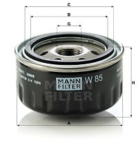 Öljynsuodatin MANN-FILTER W 85