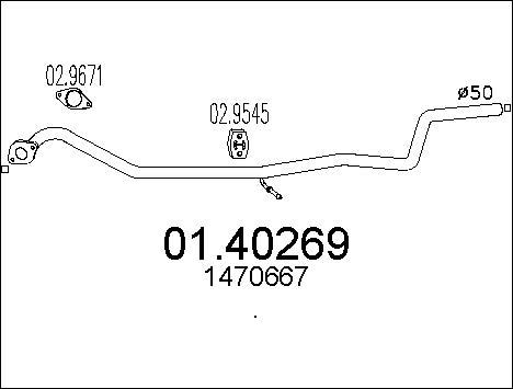 Pakoputki MTS 01.40269