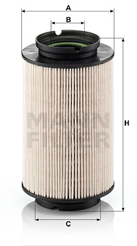 Polttoainesuodatin MANN-FILTER PU 936/2 x