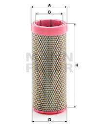 Toisioilmasuodatin MANN-FILTER CF 17 007