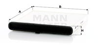 Raitisilmasuodatin MANN-FILTER CU 24 009