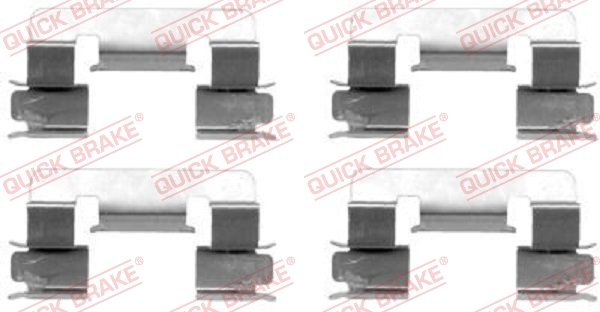 Tarvikesarja, jarrupala QUICK BRAKE 109-1293