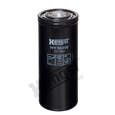 Suodatin, työhydrauliikka HENGST FILTER HY363W