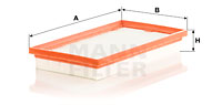 Ilmansuodatin MANN-FILTER C 3233