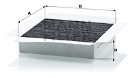 Raitisilmasuodatin MANN-FILTER CUK 2032
