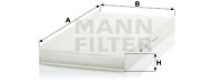 Raitisilmasuodatin MANN-FILTER CU 5096
