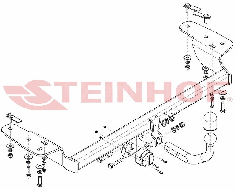 Vetokoukku STEINHOF STC-210 Chrysler 300C '04-