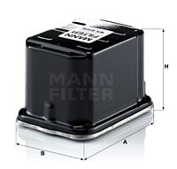 Polttoainesuodatin MANN-FILTER WK 8106