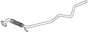 Pakoputki, Keskellä, FORD FIESTA V, FIESTA Van V, 1206425, 1207509, 1221694, 1317006