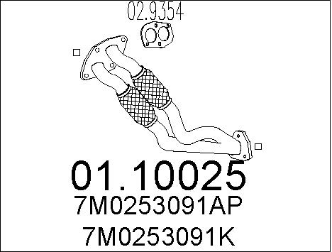 Pakoputki MTS 01.10025