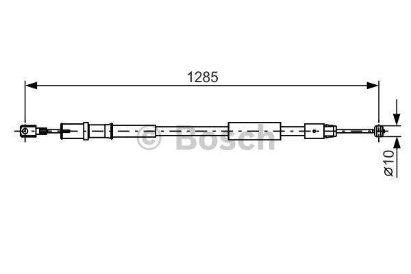 Käsijarruvaijeri BOSCH 1 987 482 026