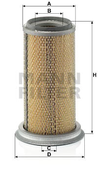 Ilmansuodatin MANN-FILTER C 14 168