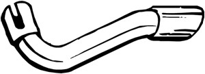 Pakoputki, Taakse, vasen, FORD KUGA I, 1530368