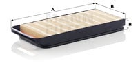 Toisioilmasuodatin MANN-FILTER CF 45 001