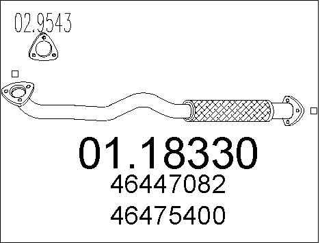 Pakoputki MTS 01.18330