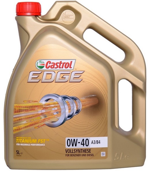 Moottoriöljy CASTROL 0W40 EDGE TITANIUM FST C3 5L