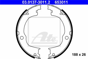 Jarrukenkäsarja, Taka-akseli, CHEVROLET CAPTIVA, CAPTIVA SPORT, OPEL ANTARA, VAUXHALL ANTARA, 48 04 801, 96626083