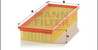 Ilmansuodatin MANN-FILTER C 37 148