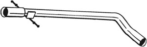 Pakoputki, Keskellä, AUDI,SEAT,SKODA,VW, 1J0253201, 1J0253201A, JZW253201