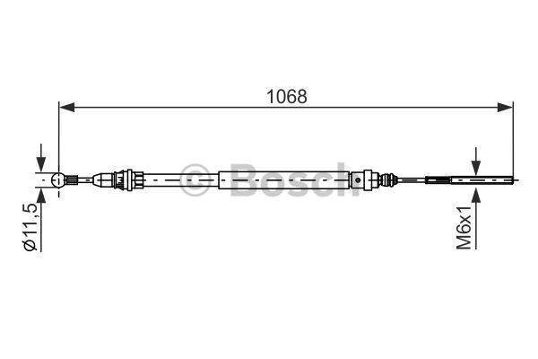 Käsijarruvaijeri BOSCH 1 987 477 713