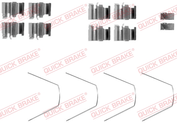 Tarvikesarja, jarrupala QUICK BRAKE 109-1651