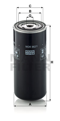 Polttoainesuodatin MANN-FILTER WDK 962/1
