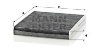 Raitisilmasuodatin MANN-FILTER CUK 2545
