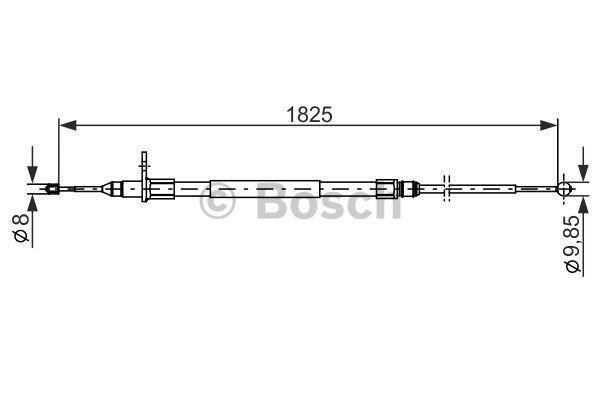 Käsijarruvaijeri BOSCH 1 987 482 254