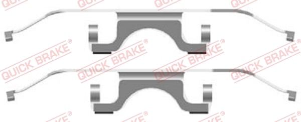 Tarvikesarja, jarrupala QUICK BRAKE 109-1702