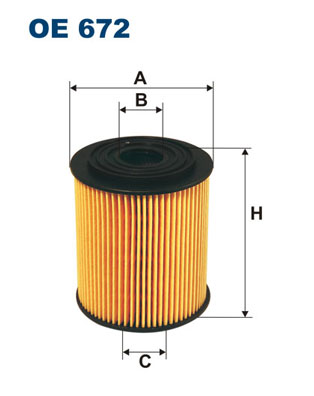 Öljynsuodatin FILTRON OE 672