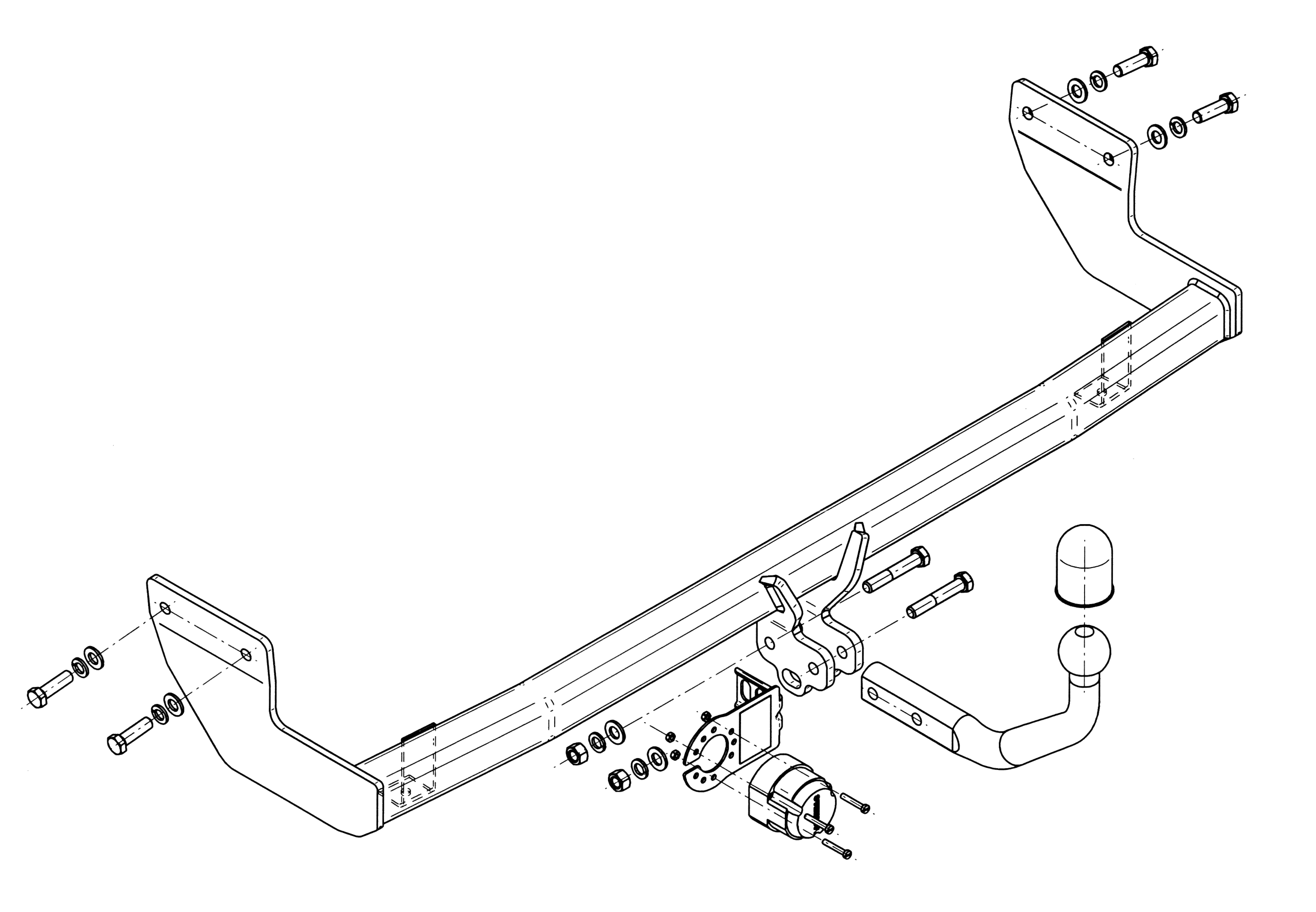 Vetokoukku STEINHOF STH-243 Hyundai ix20 '10-