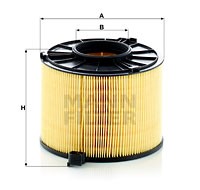 Ilmansuodatin, AUDI A4 B9, A4 B9 Avant, A5, A5 Cabriolet, A5 Sportback, 8W0 133 843 B, 8W0 133 843 E