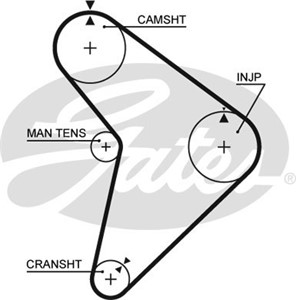 Hammashihna, MAZDA 323 III, 323 C IV, 323 Hatchback III, 323 S IV, 323 Station Wagon III, 16 03 065, 16 03 193, 1603065, 1603193, 3 28 0