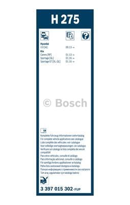 Wiper Blade BOSCH 3 397 015 302