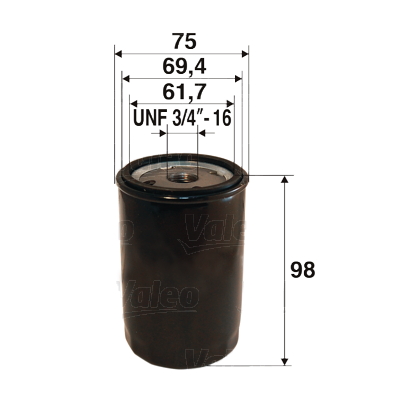Öljynsuodatin VALEO 586086