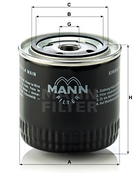 Öljynsuodatin MANN-FILTER W 920/17