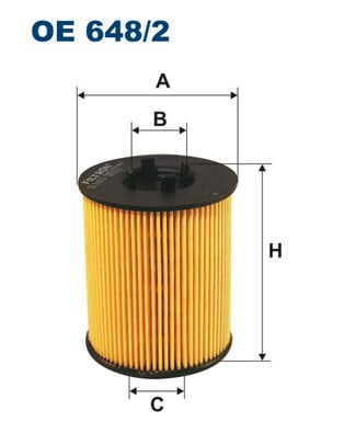 Öljynsuodatin FILTRON OE 648/2