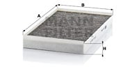 Raitisilmasuodatin MANN-FILTER CUK 3540