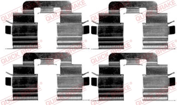 Tarvikesarja, jarrupala QUICK BRAKE 109-1215