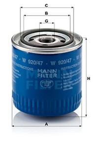 Öljynsuodatin, JEEP CHEROKEE, CJ5 - CJ8, WRANGLER I, 05012968AA, 330 0419.5, 33004195, 4186267, J0033408, K05012968AA, K05012968AB, T073