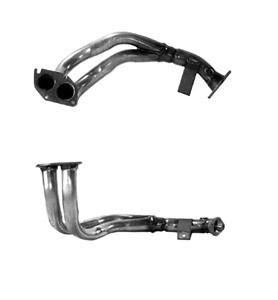 Pakoputki, Edessä, OPEL ASTRA F, ASTRA F Cabriolet, ASTRA F Halvkombi, VAUXHALL ASTRA Mk III, 90466407, 90499227