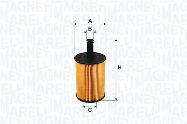 Öljynsuodatin MAGNETI MARELLI 152071758800