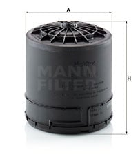 Ilmankuivaus patruuna, paineilmalaite MANN-FILTER TB 15 001 z KIT
