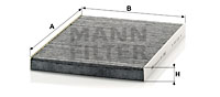 Raitisilmasuodatin MANN-FILTER CUK 2882