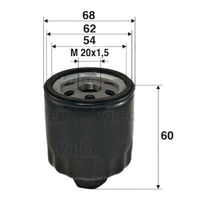 Öljynsuodatin VALEO 586011