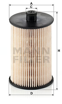 Polttoainesuodatin MANN-FILTER PU 823 x